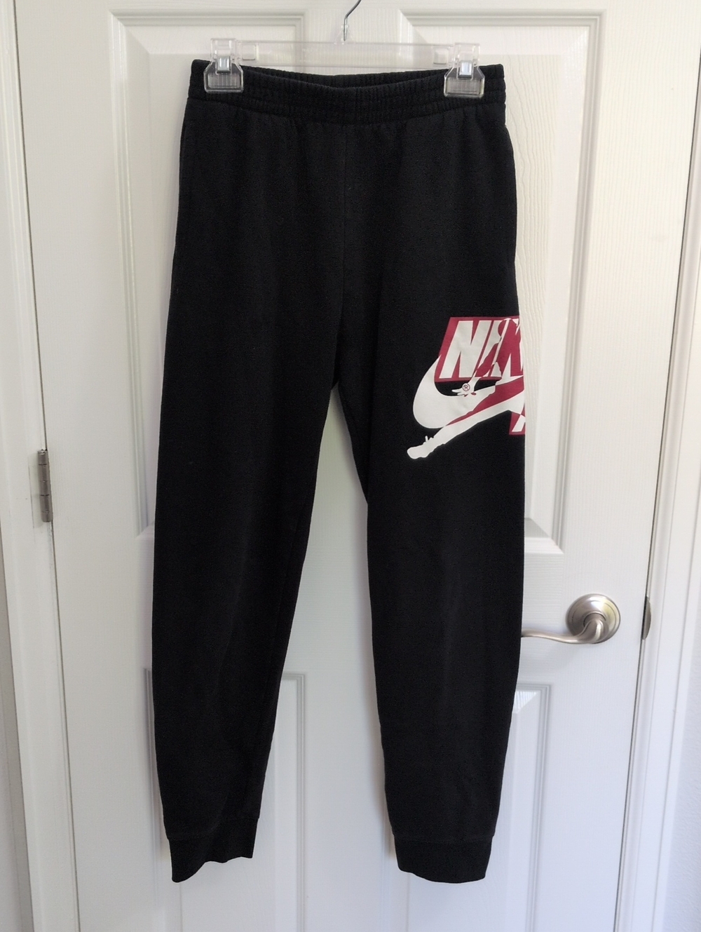 Nike Boys Jordan Jumpman Classics Fleece Jogger Sweatpants - Black - XL
